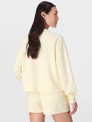 Sweaty Betty Yellow Sand Wash CloudWeight Sweatshirt - Image 2 of 6