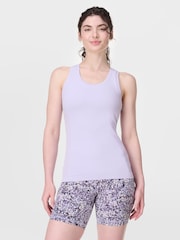 Sweaty Betty Purple Athlete Seamless Workout Tank Top - Image 1 of 7