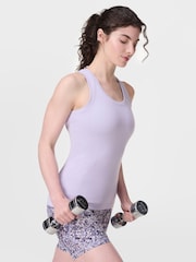 Sweaty Betty Purple Athlete Seamless Workout Tank Top - Image 3 of 7