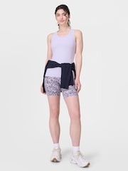 Sweaty Betty Purple Athlete Seamless Workout Tank Top - Image 4 of 7