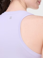 Sweaty Betty Purple Athlete Seamless Workout Tank Top - Image 6 of 7