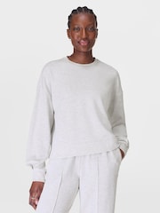 Sweaty Betty Grey Sand Wash CloudWeight Sweatshirt - Image 2 of 7