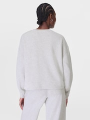 Sweaty Betty Grey Sand Wash CloudWeight Sweatshirt - Image 3 of 7