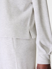 Sweaty Betty Grey Sand Wash CloudWeight Sweatshirt - Image 6 of 7