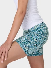 Blue Meadow Print - Pantalones cortos de ciclista de 6" Power de Sweaty Betty - Imagen 4 de 8