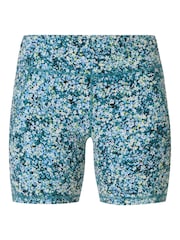 Blue Meadow Print - Pantalones cortos de ciclista de 6" Power de Sweaty Betty - Imagen 8 de 8