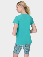 Sweaty Betty Blue Athlete Seamless Featherweight T-Shirt - Image 2 of 7