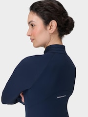 Azul - Sweaty Betty Black All Day Active Zip Up Sweatshirt - Imagen 3 de 7