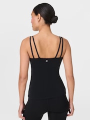 Sweaty Betty Black Ultimate Studio Twin Strap Bra Tank - Image 5 of 7