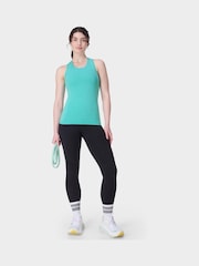 Sweaty Betty Blue Athlete Seamless Workout Tank Top - Image 3 of 7