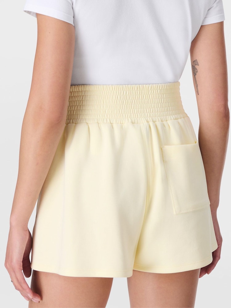 Sweaty Betty Yellow Sand Wash CloudWeight Shorts - Image 2 of 8