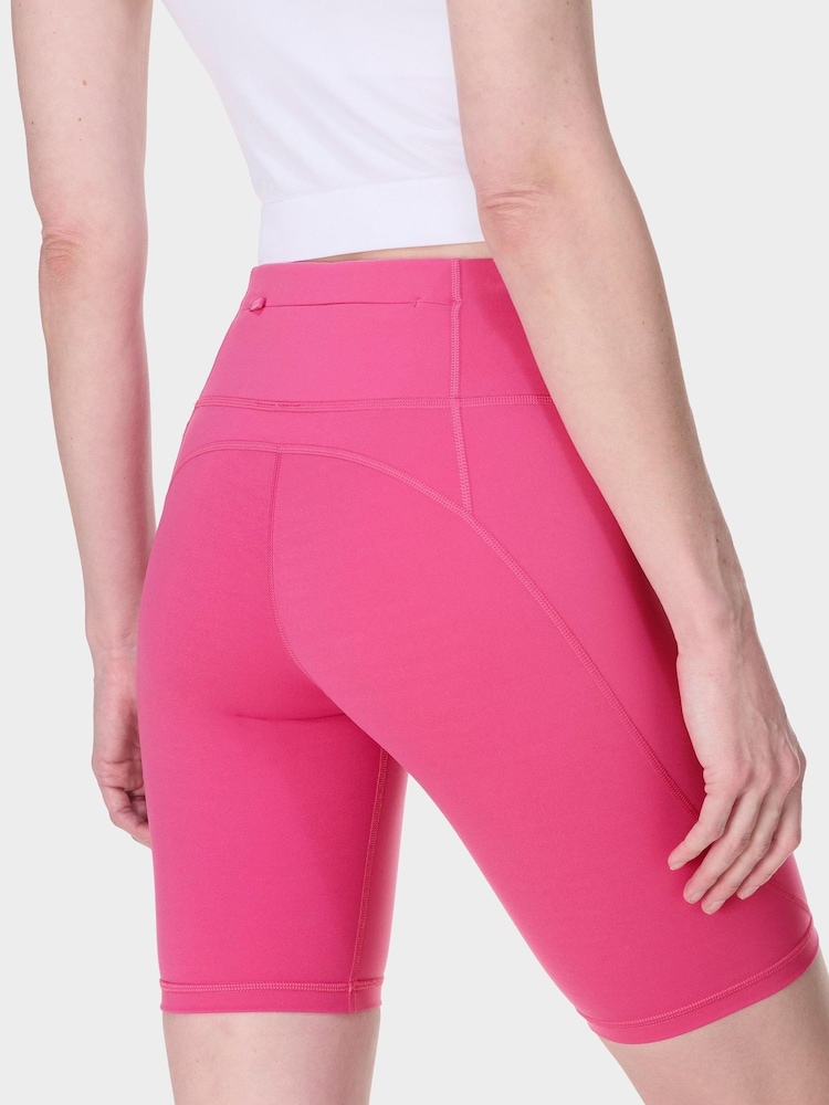 Sweaty Betty Pink 9" Inseam Power 6" Biker Shorts - Image 2 of 8