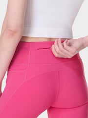 Sweaty Betty Pink 9" Inseam Power 6" Biker Shorts - Image 6 of 8