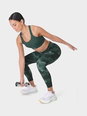 Sweaty Betty Green 7/8 Length Power Workout Leggings - Image 5 of 9