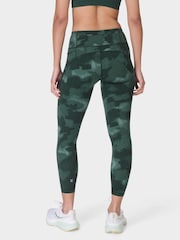 Sweaty Betty Green 7/8 Length Power Workout Leggings - Image 6 of 9