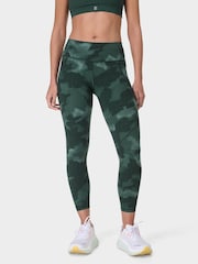 Sweaty Betty Green 7/8 Length Power Workout Leggings - Image 7 of 9