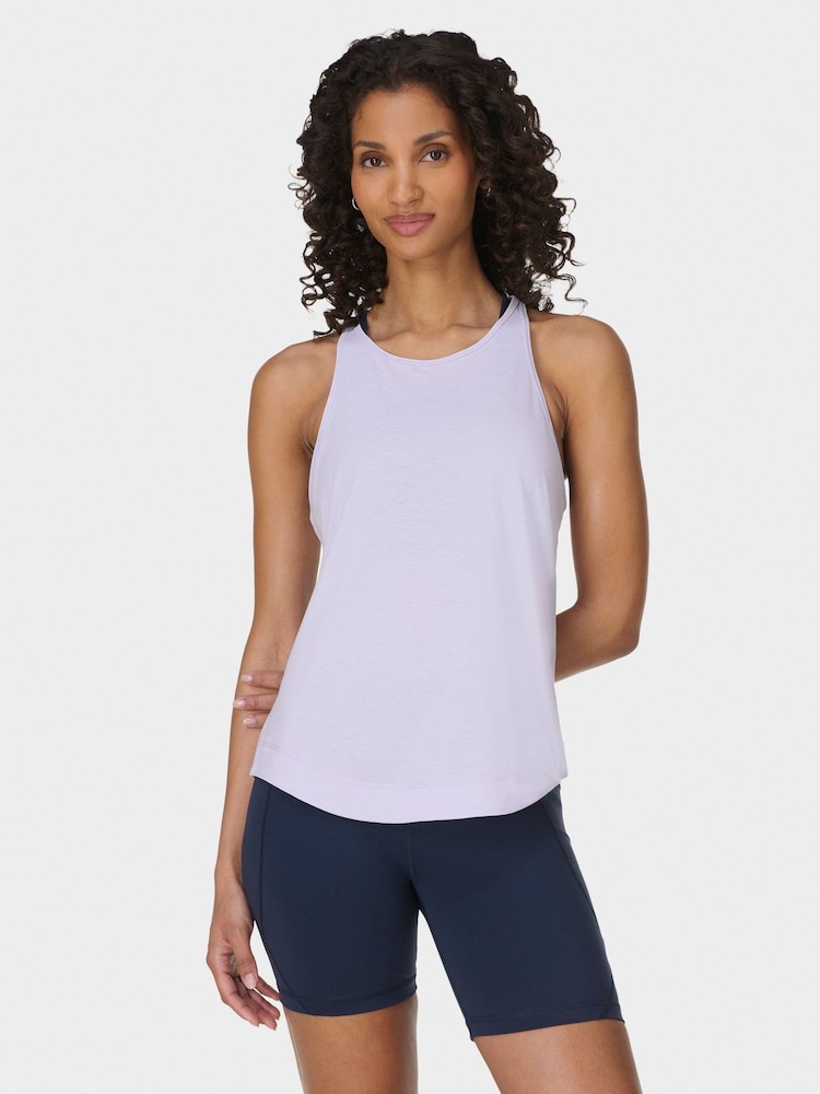 Sweaty Betty Purple Breathe Easy Run Vest - Image 1 of 7