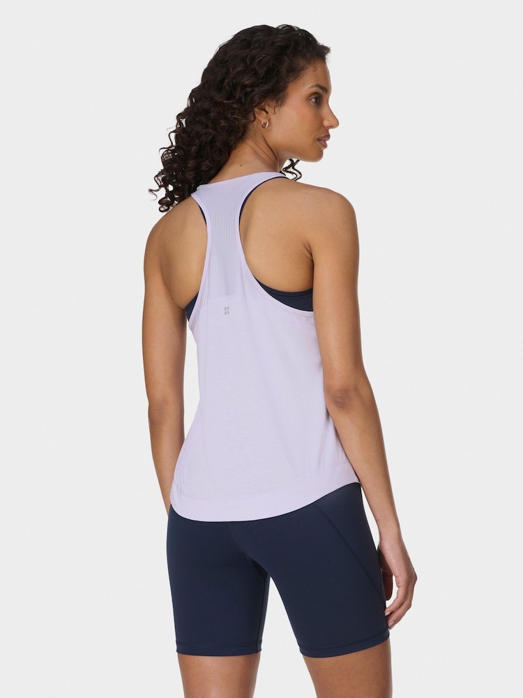 Sweaty Betty Purple Breathe Easy Run Vest - Image 2 of 7