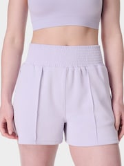Sweaty Betty Purple Sand Wash CloudWeight Shorts - Image 1 of 7