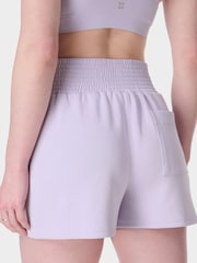 Sweaty Betty Purple Sand Wash CloudWeight Shorts - Image 2 of 7