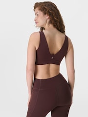 Sweaty Betty Brown Ultimate Studio Voop Bra - Image 2 of 7