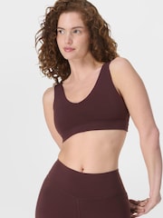 Sweaty Betty Brown Ultimate Studio Voop Bra - Image 3 of 7