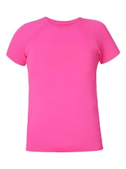 Sweaty Betty Fuchsia Pink Athlete Seamless Workout T-Shirt - Image 6 of 6