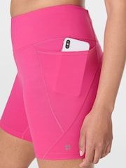 Sweaty Betty Pink 6" Inseam Power 6" Biker Shorts - Image 5 of 8