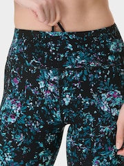 Sweaty Betty Black Power Cropped Workout Leggings - Image 2 of 8
