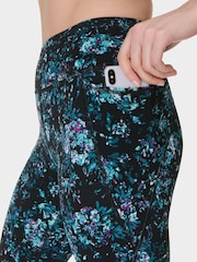 Sweaty Betty Black Power Cropped Workout Leggings - Image 3 of 8