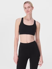 Черный - Sweaty Betty Ultimate Studio Racerback Bra - Изображение 1 из 7