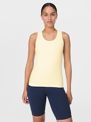Sweaty Betty Yellow Athlete Seamless Workout Tank Top - Image 1 of 6