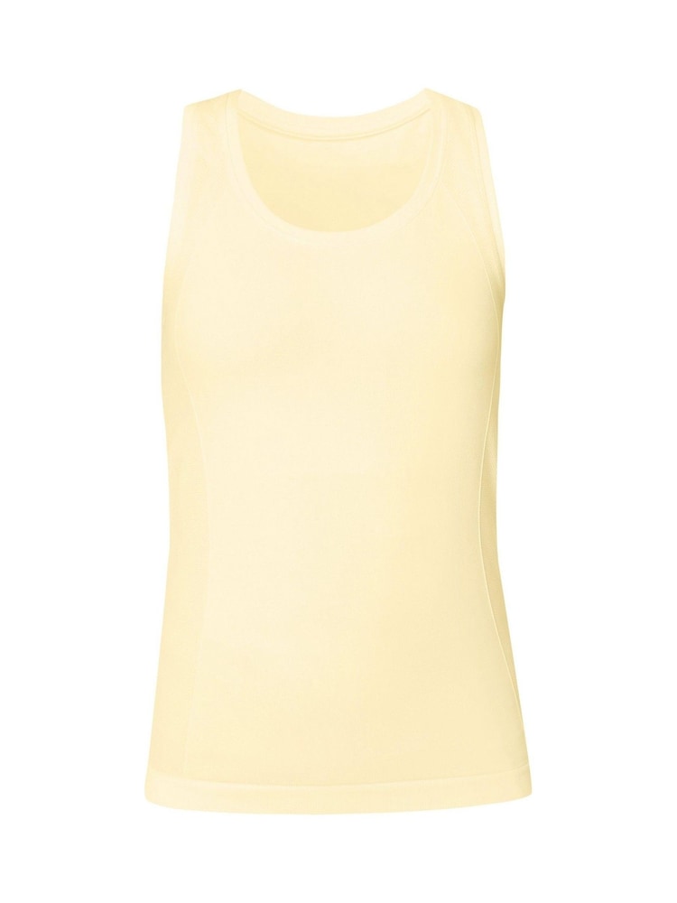 Sweaty Betty Yellow Athlete Seamless Workout Tank Top - Image 6 of 6