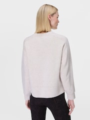Sweaty Betty Cream Wind Down Crew Neck Pullover Jumper - Image 2 of 7