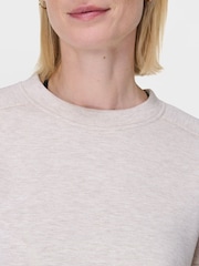 Sweaty Betty Cream Wind Down Crew Neck Pullover Jumper - Image 5 of 7