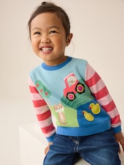 Multi Farm Scene Jumper (3mths-7yrs) - Image 1 of 8