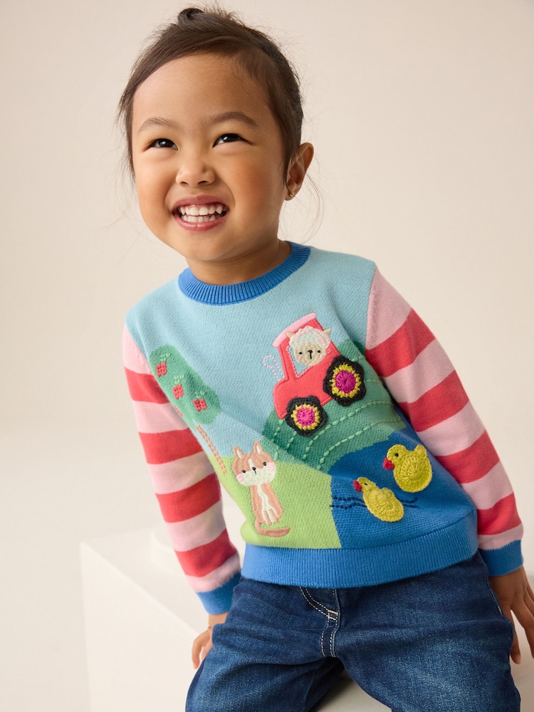 Multi Farm Scene Jumper (3mths-7yrs) - Image 1 of 8
