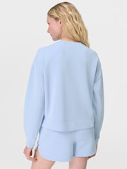 Sweaty Betty Blue Sand Wash CloudWeight Sweatshirt - Image 2 of 7