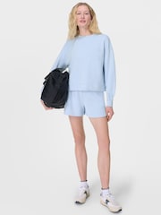 Sweaty Betty Blue Sand Wash CloudWeight Sweatshirt - Image 4 of 7