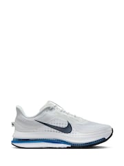 Nike White/Blue Pegasus Premium Running Trainers - Image 1 of 10
