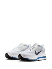 Nike White/Blue Pegasus Premium Running Trainers - Image 6 of 10
