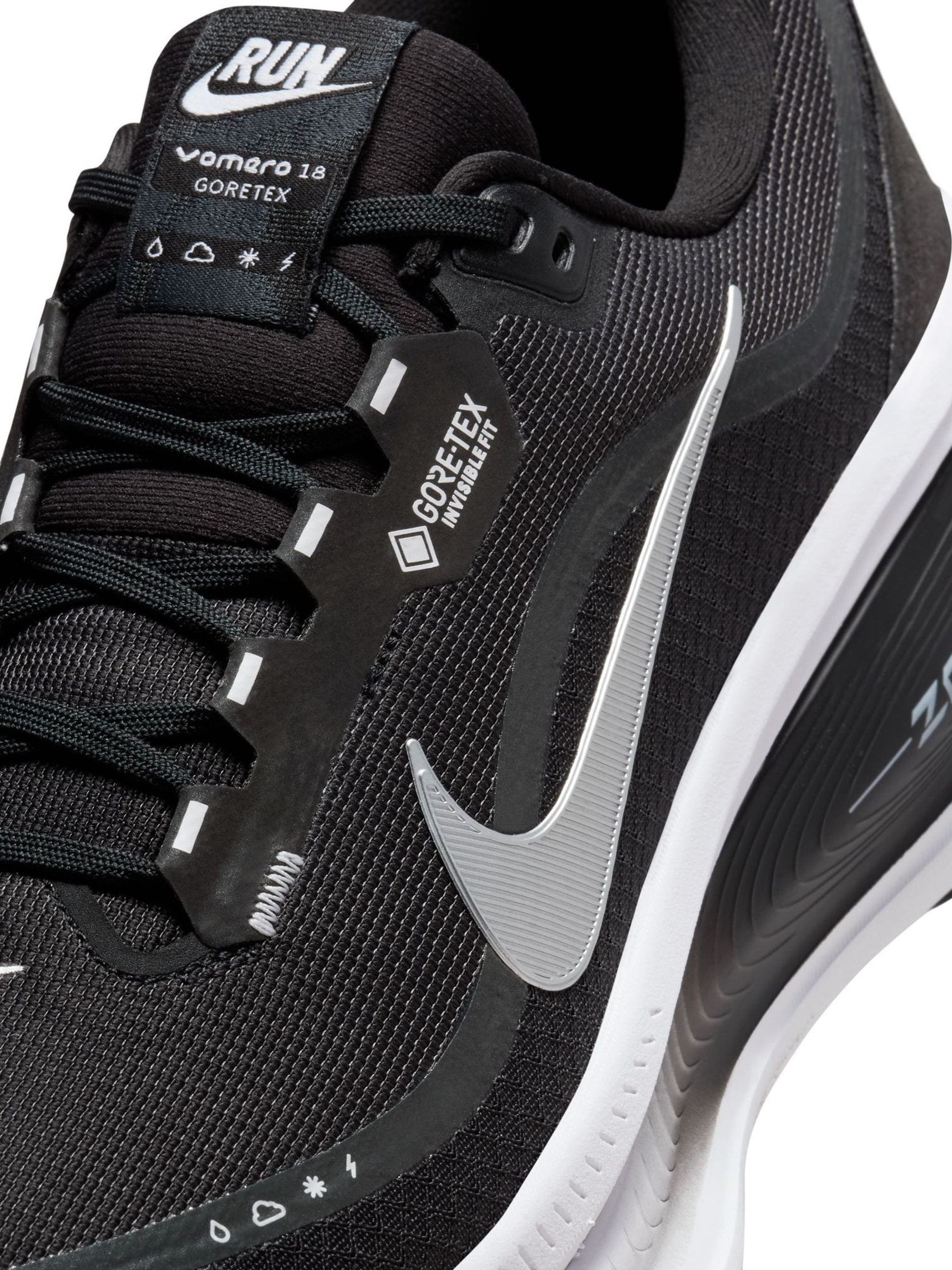 Comprar Preto/Branco - Tênis de corrida Nike Vomero 18 com GORE