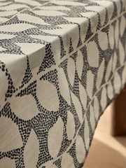 Monochrome Leaf Wipeclean Table Cloth - Image 3 of 3