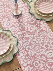 Woodblock Kitchen Table Runner - Bild 2 von 4