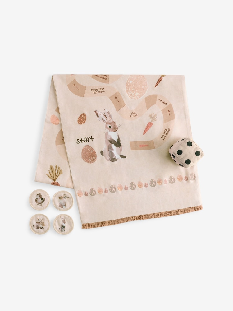 Easter Bunny Rabbit Game Dining Table Runner - Obraz 4 z 4