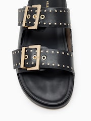 AllSaints Black Magda Stud Sandals - Image 5 of 5