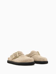 AllSaints Brown Skye Slippers - Image 2 of 5