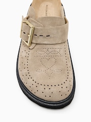 AllSaints Brown Skye Slippers - Image 4 of 5