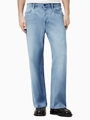 AllSaints Blue Lenny 100% Organic Cotton Jeans - Image 2 of 9