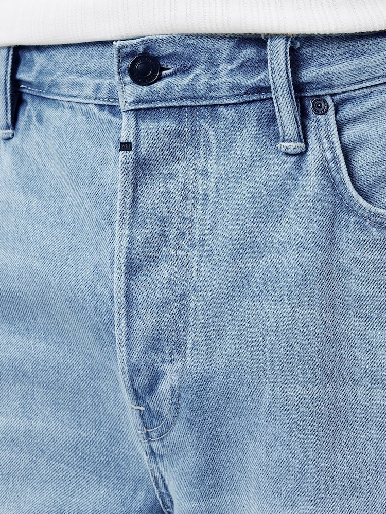 AllSaints Blue Lenny 100% Organic Cotton Jeans - Image 9 of 9